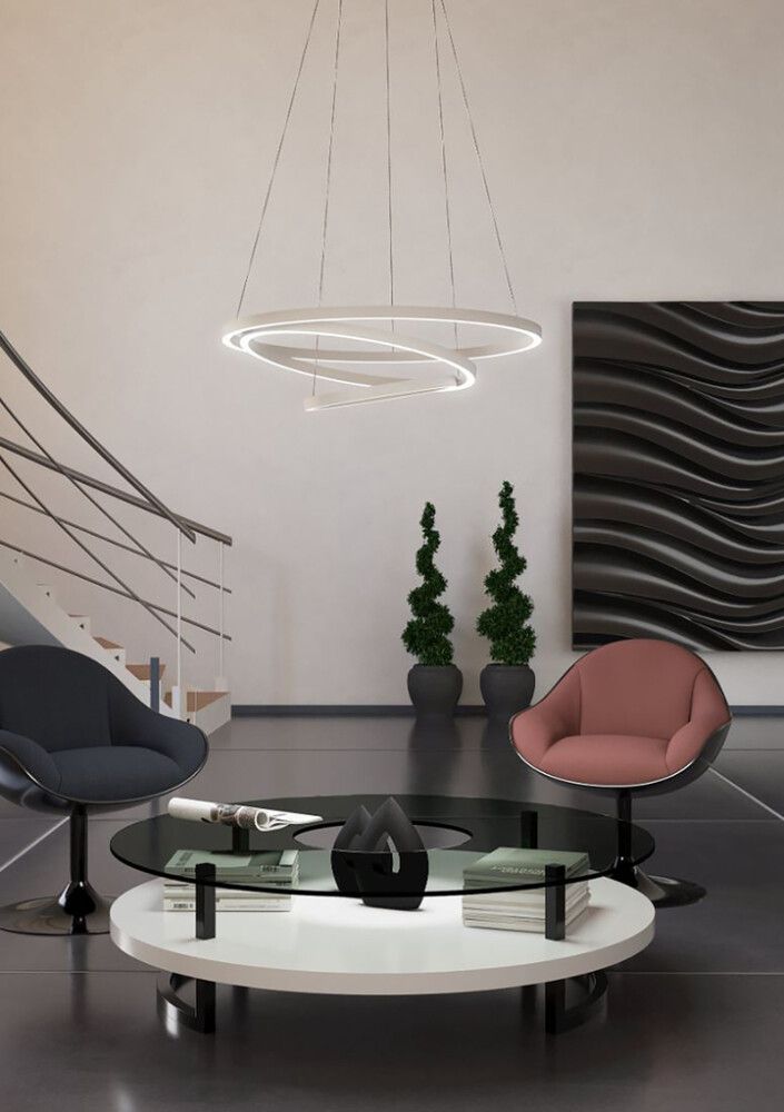 Riippuvalaisin Eglo Connect.z valkoinen Ø 58 cm