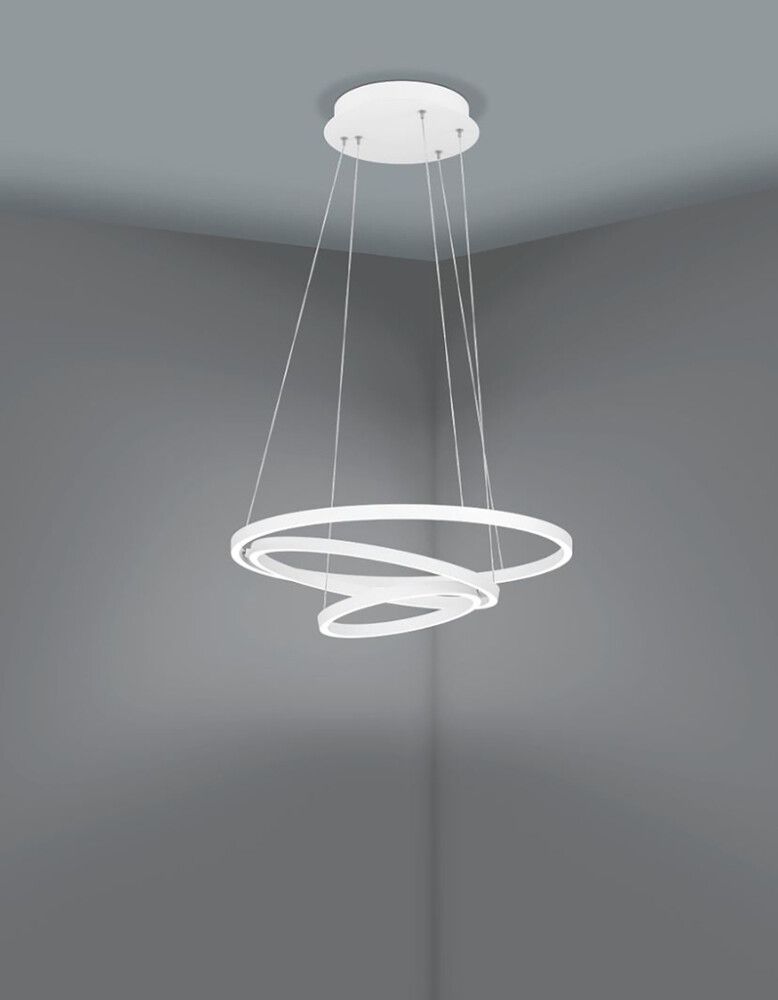 Riippuvalaisin Eglo Connect.z valkoinen Ø 58 cm