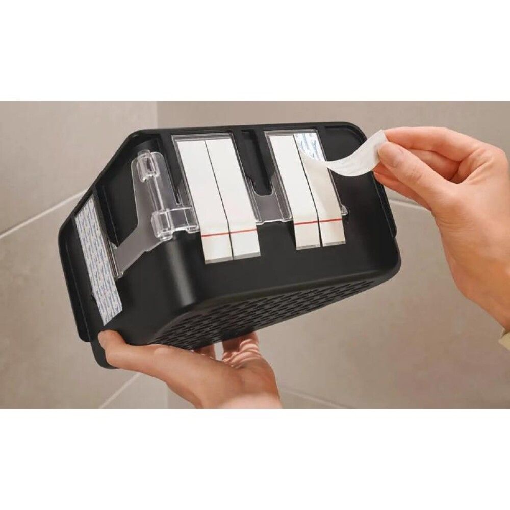 Suihkukori tesa® Lavaa mattamusta M-koko