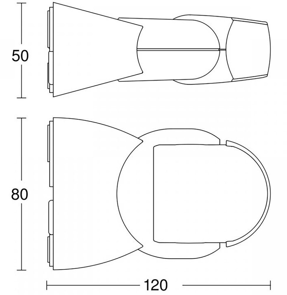 Liiketunnistin Steinel IS1 musta