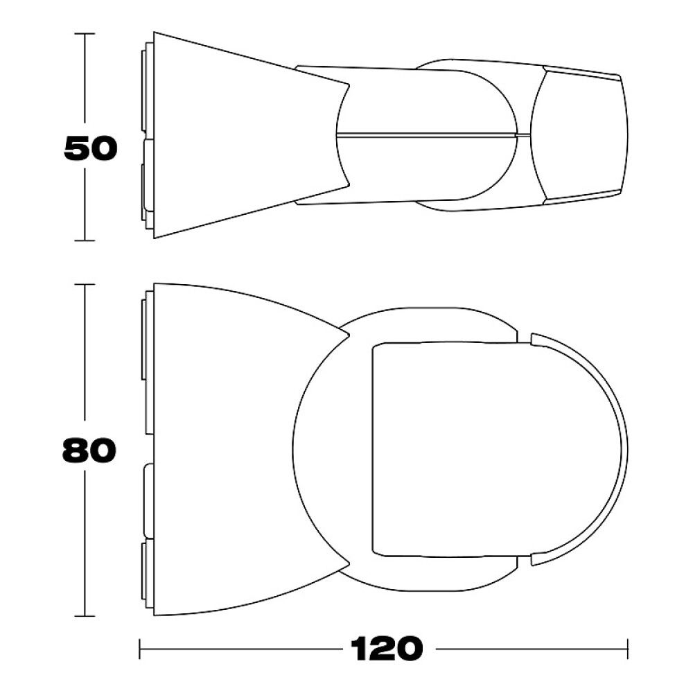 Liiketunnistin Steinel IS1 musta
