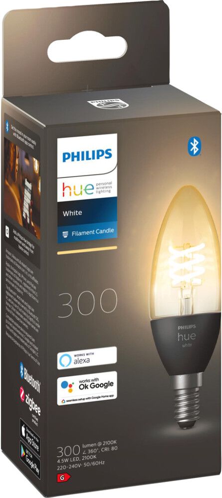 Älylamppu Philips Hue Filamentti Valkoinen E14