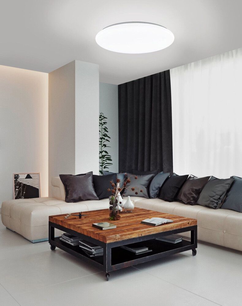 LED-älyplafondi Eglo Connect.z Totari 4 x 11,2W Valkoinen ⌀53 cm