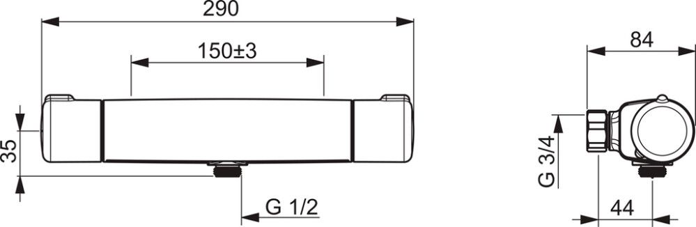 Suihkuhana Oras Nova 7460-33