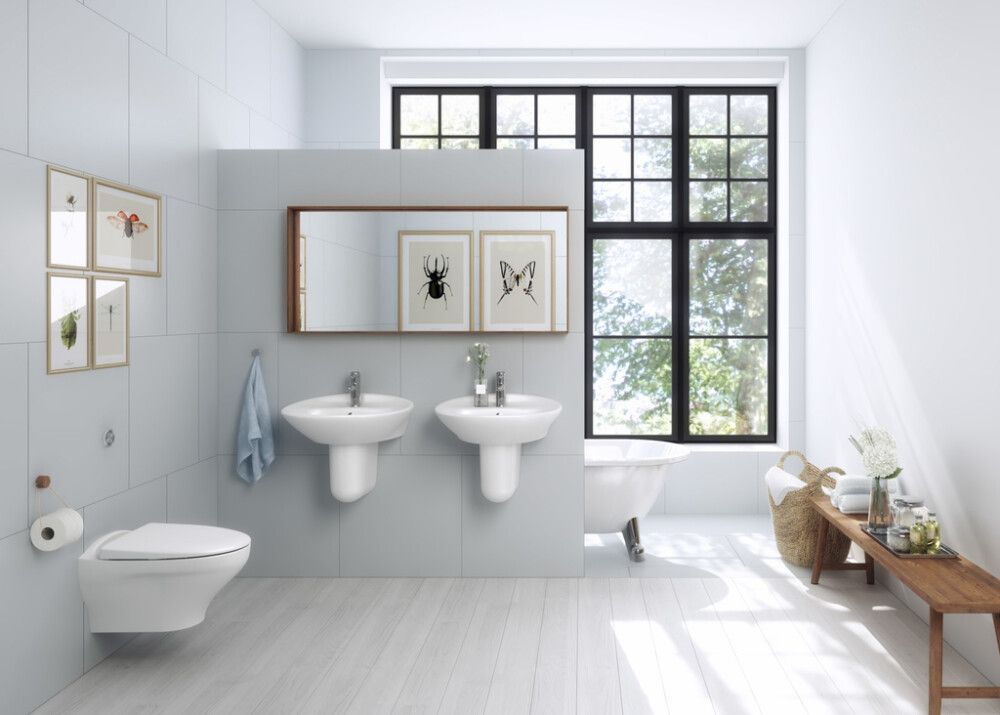 Seinä-WC Gustavsberg Estetic 8330 C+ Valkoinen