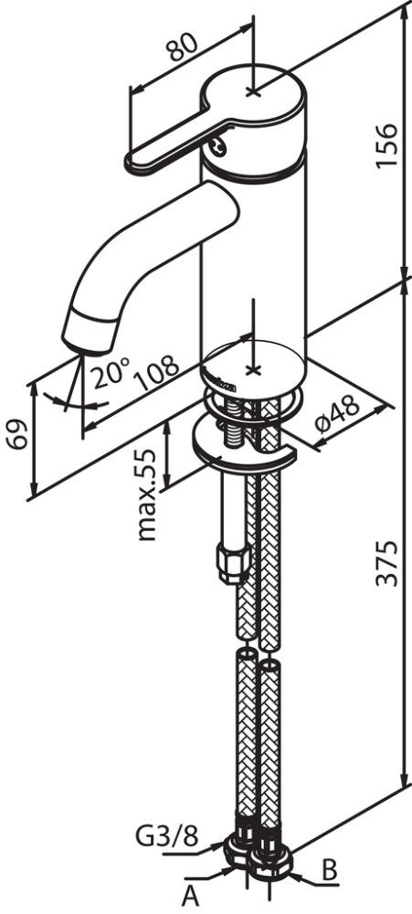 Pesuallashana Damixa Silhouet harjattu kupari