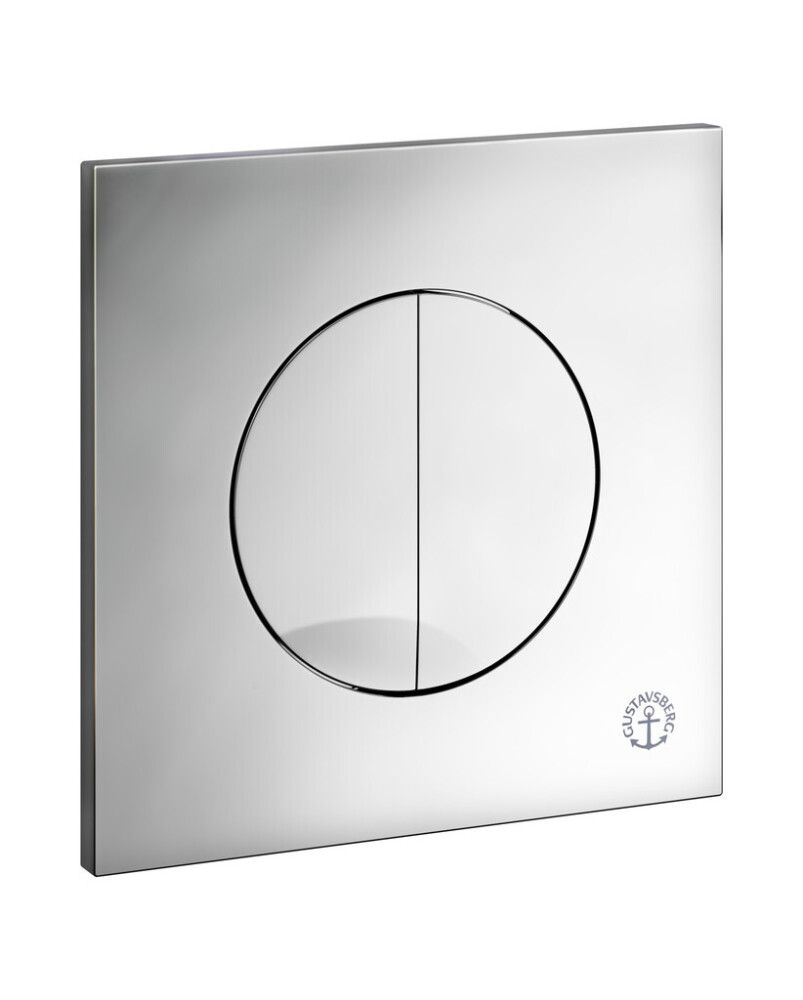 Huuhtelupainike Gustavsberg Mekaaninen 3/6 L Duo Kromi