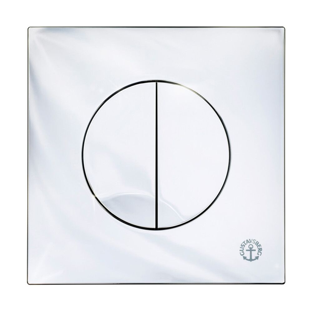 Huuhtelupainike Gustavsberg Mekaaninen 3/6 L Duo Kromi