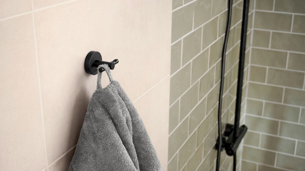 Pyyhekoukku tesa® Moon Ø 5 cm Mattamusta