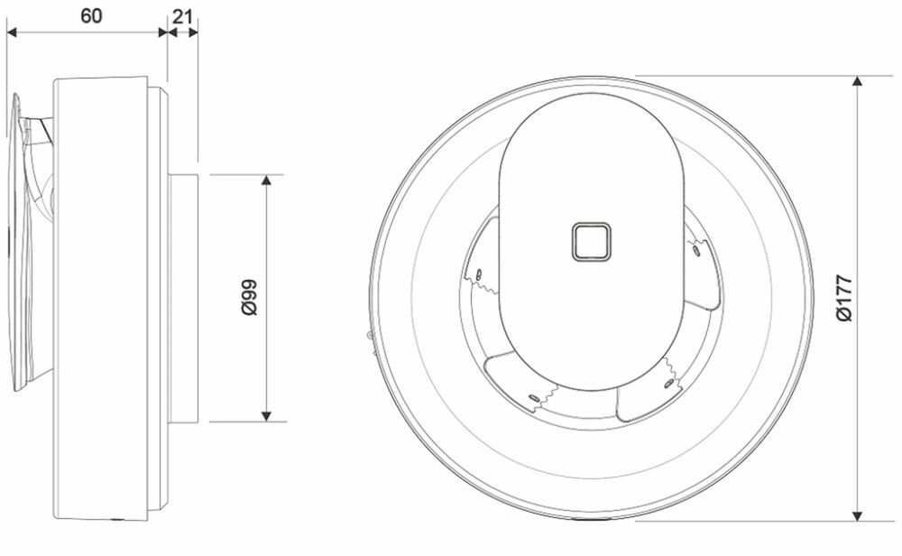Puhallin Pax Calima Mattamusta