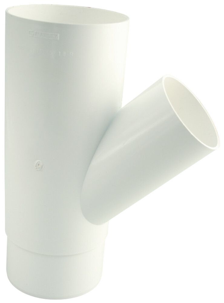 Haaraputki 45° Marley DN 105/75 valkoinen