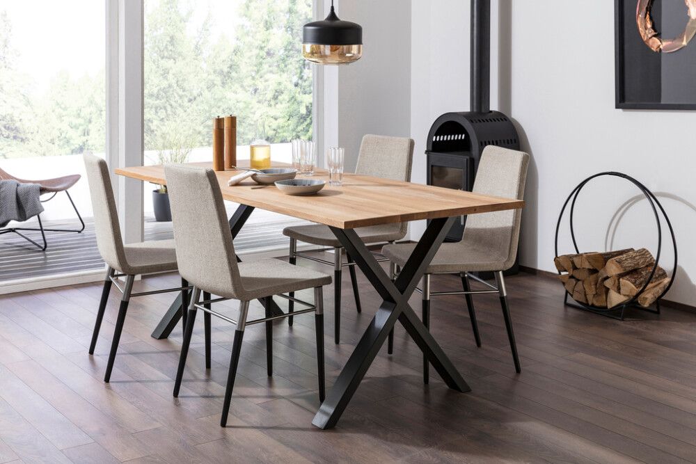 Pöydänjalat Pur Iternal Black Edition X-malli 2 kpl