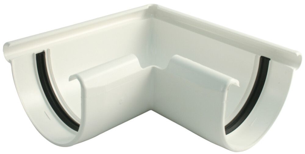 Räystäskourun ulkokulma 90° Marley 125 mm valkoinen