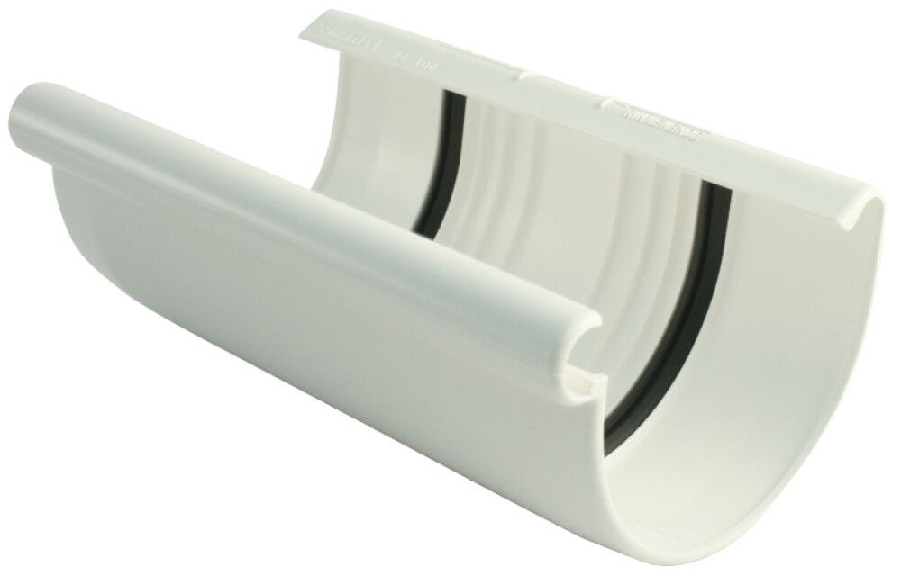 Kourujen liitoskappale Marley 125 mm valkoinen