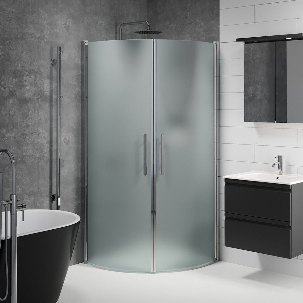 Suihkukulma Camargue SK 90 x 90 cm pyöreä huurre