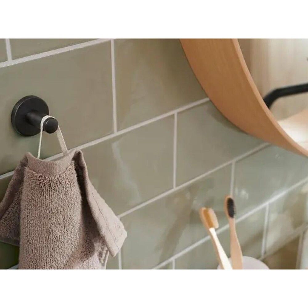 Pyyhekoukku tesa® Moon Ø 3,7 cm Mattamusta