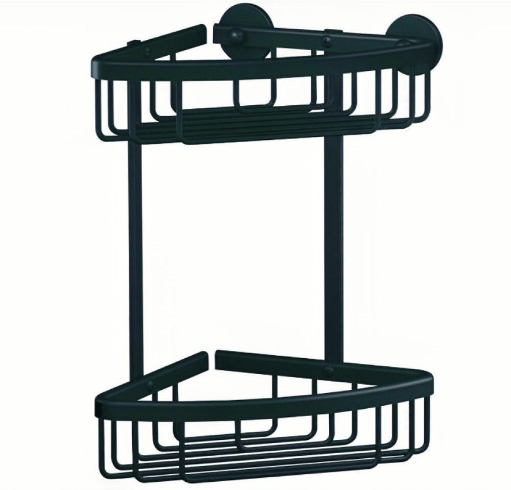 Kulmasuihkukori tesa® Aluxx Musta