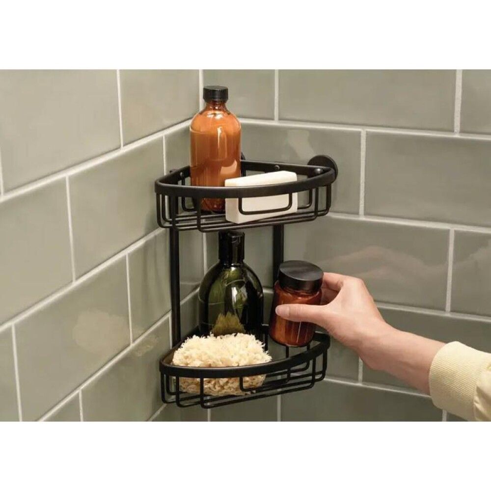 Kulmasuihkukori tesa® Aluxx Musta