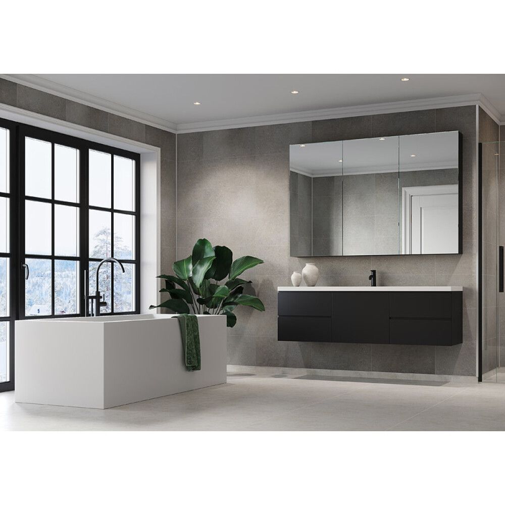 Märkätilalevy Fibo Marcato Grey Concrete M63