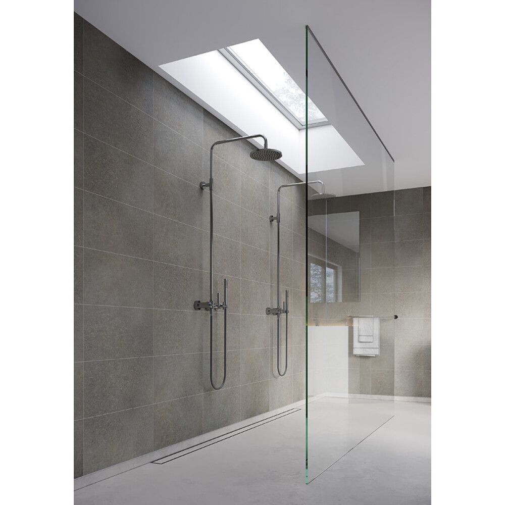 Märkätilalevy Fibo Marcato Grey Concrete M63