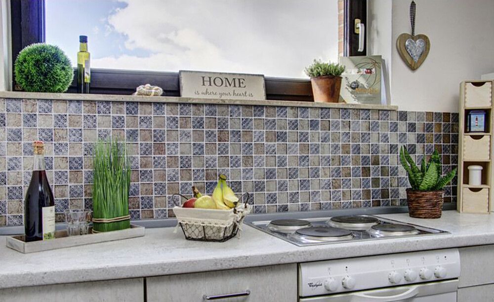 Mosaiikkilaatta Fliesen Quadrat Crystal Mix beige 30 x 30 cm