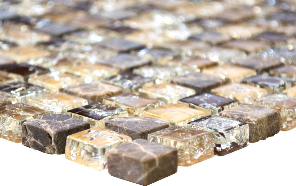 Mosaiikki Square Mix Ruskea