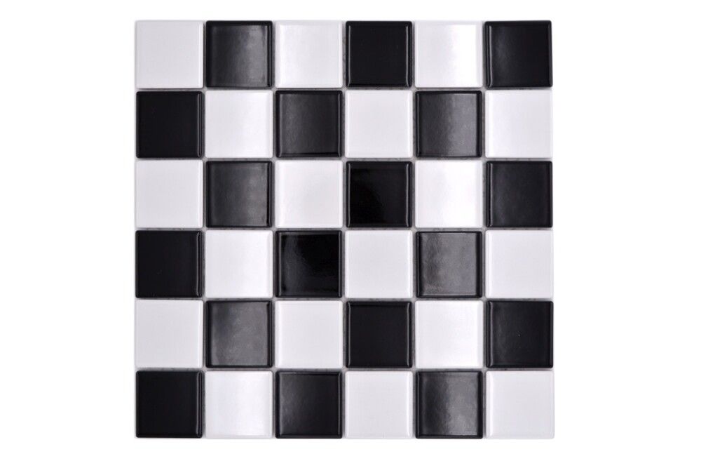 Mosaiikkilaatta Quadrat CD 200 Mustavalkoinen 29,8 x 29,8 cm