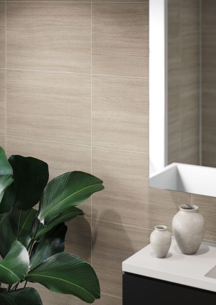 Märkätilalevy Fibo Grey Oak 2 kpl 620 x 2400 mm