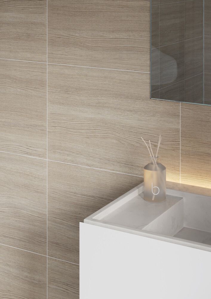 Märkätilalevy Fibo Grey Oak 2 kpl 620 x 2400 mm