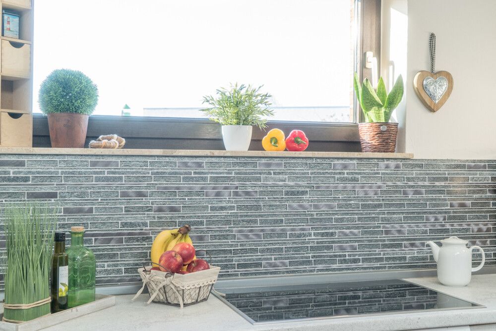 Mosaiikkilaatta XAM GV84 Musta  29,8 x 31 cm