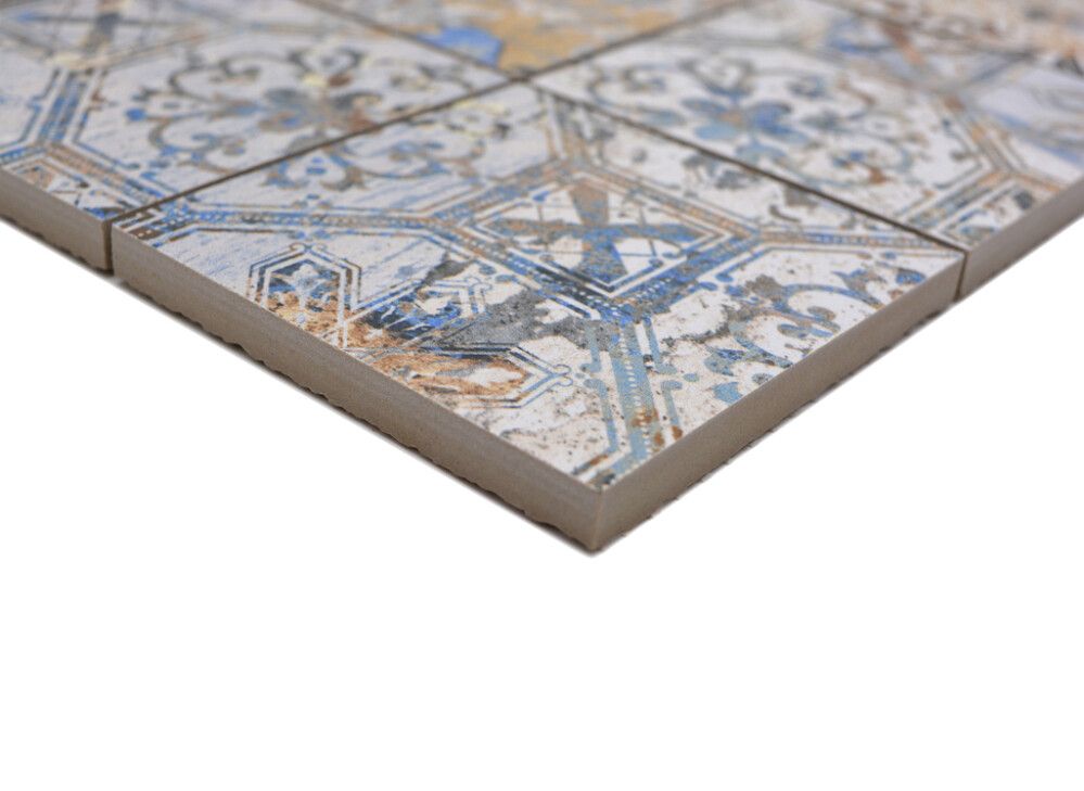 Mosaiikkilaatta CV 95MSC Beige/Ruskea/Sininen 29 x 29 cm