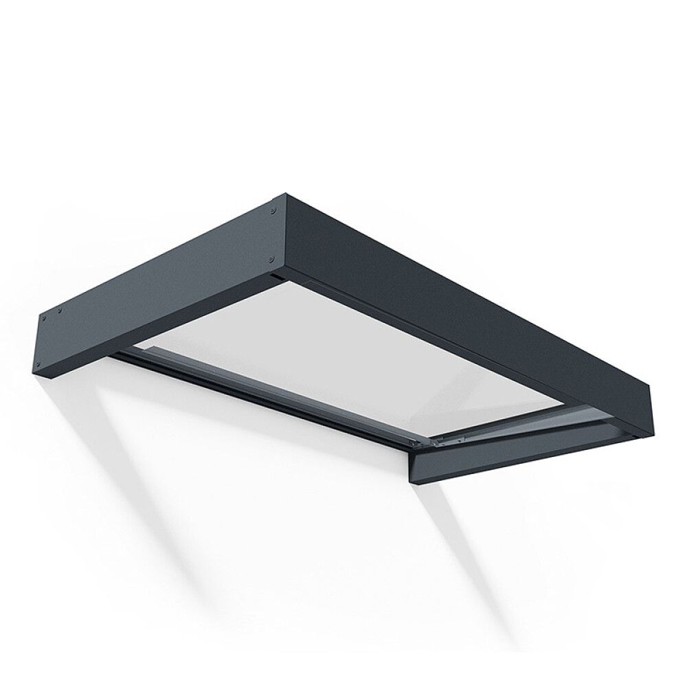 Ovikatos Canopia Sophia 0,9 x 1,5 m kirkas/tummanharmaa