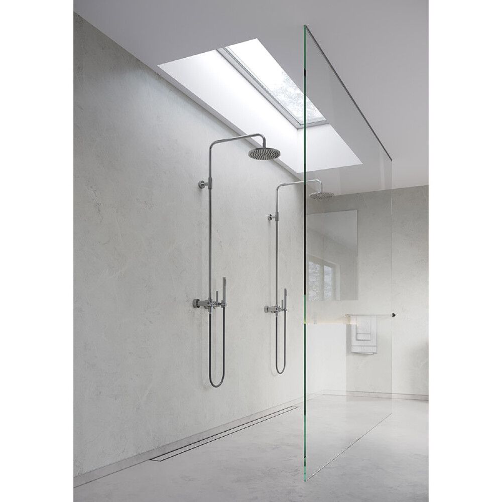 Märkätilalevy Fibo White Marble