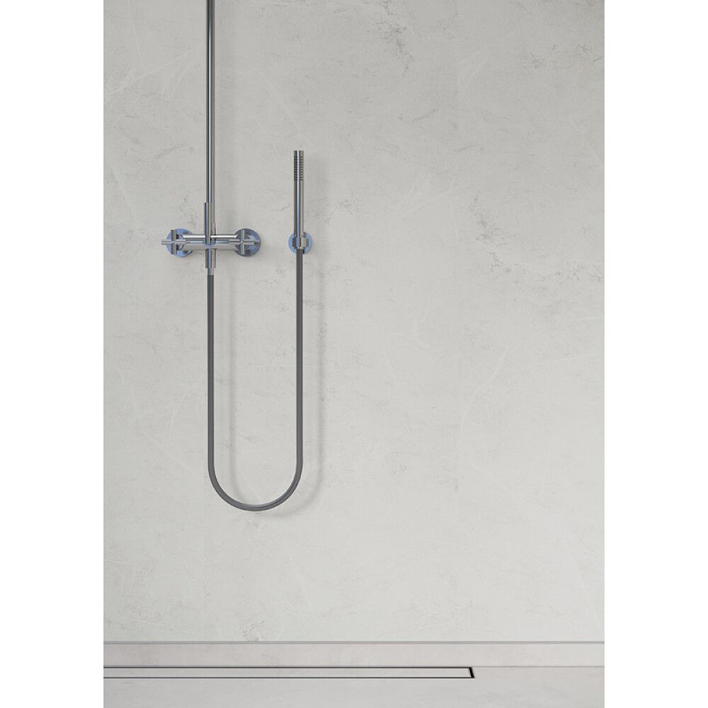 Märkätilalevy Fibo White Marble