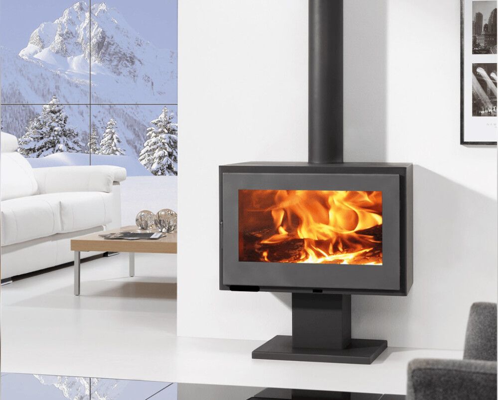 Kevyttakka Panadero Maja musta 79,6 x 47 x 85,4 cm