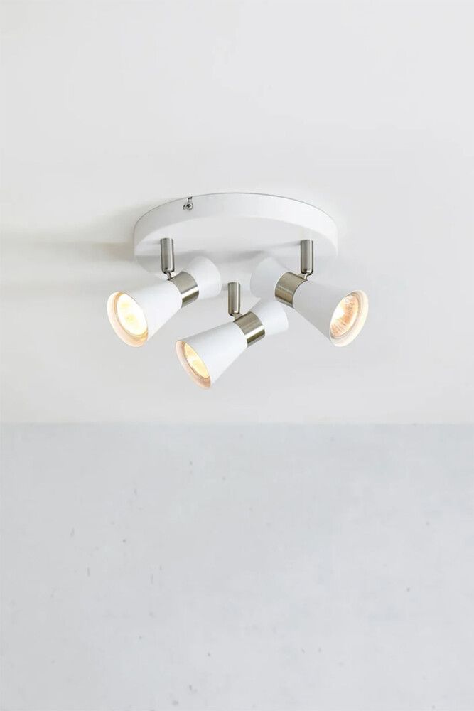 Kattovalaisin Markslöjd Folie 3-os Valkoinen/Nikkeli