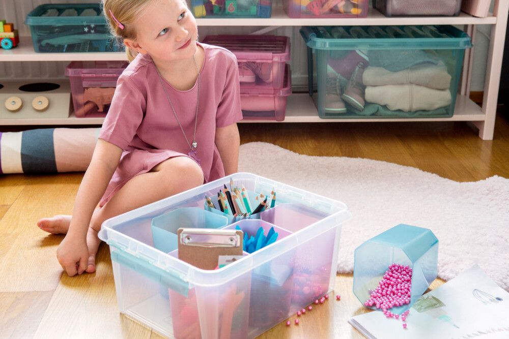 Säilytyslaatikko SmartStore Colour 31 L Roosa 50 x 39 x 26 cm