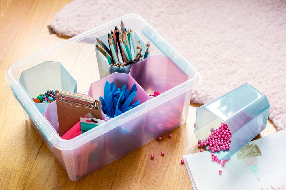 Säilytyslaatikko SmartStore Colour 31 L Roosa 50 x 39 x 26 cm