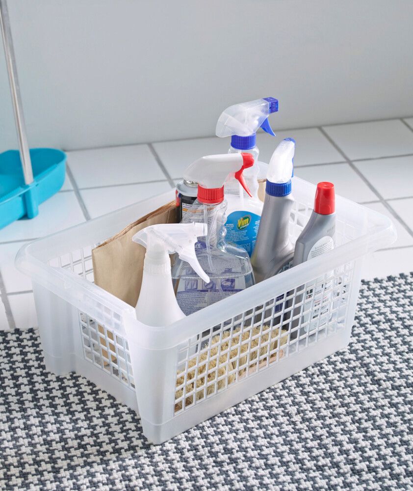 Pinottava kori SmartStore Basic L 42 x 28 x 17 cm Kirkas