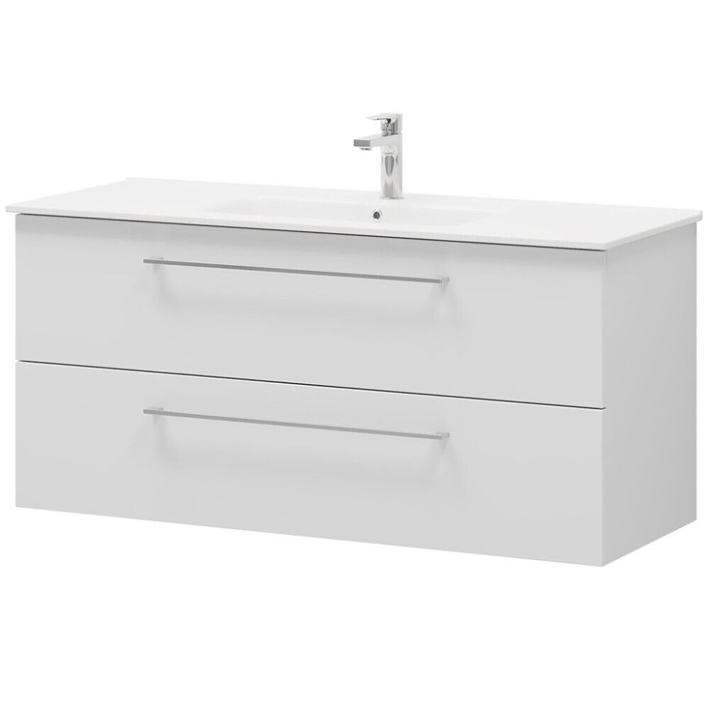 Kalustesetti Camargue Freja mattavalkoinen 120 cm