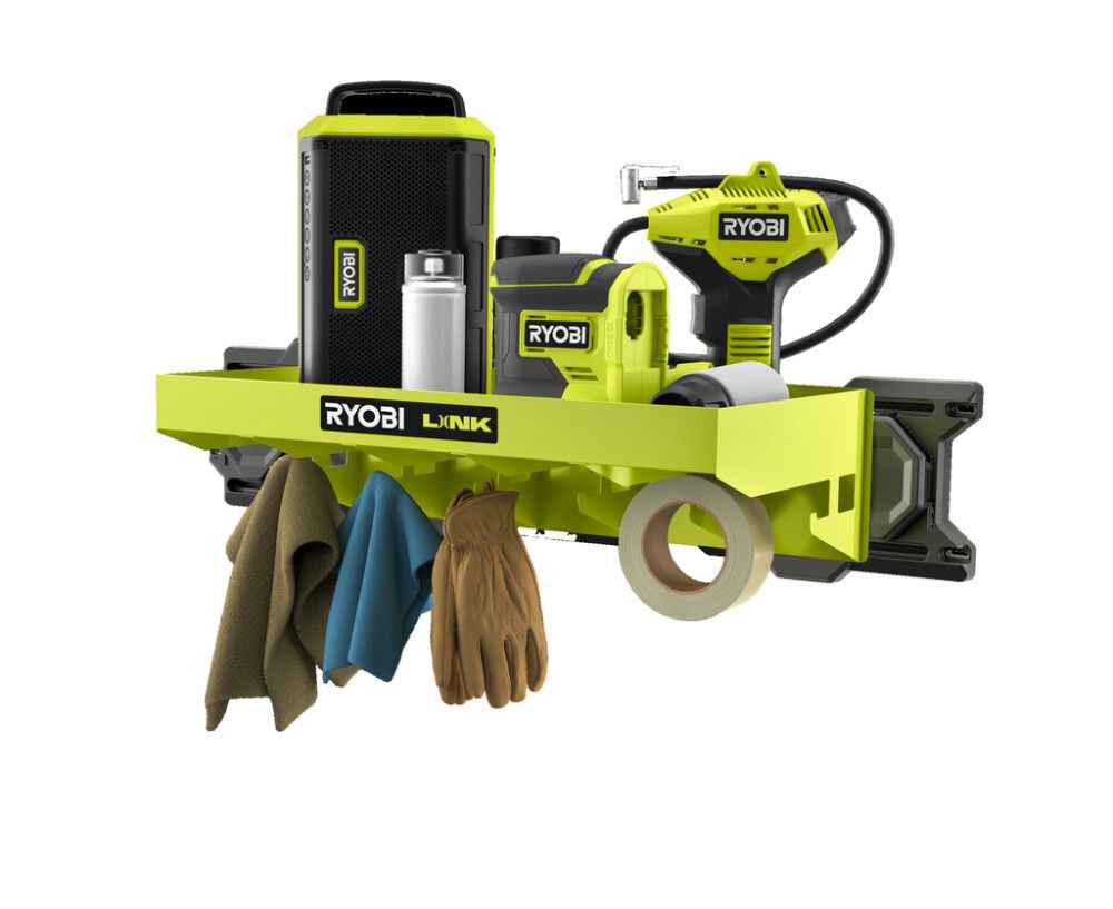 Metallihylly ripustuskoukuilla Ryobi LINK RSLW402