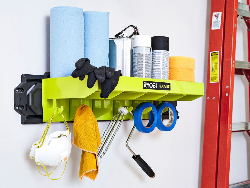 Metallihylly ripustuskoukuilla Ryobi LINK RSLW402