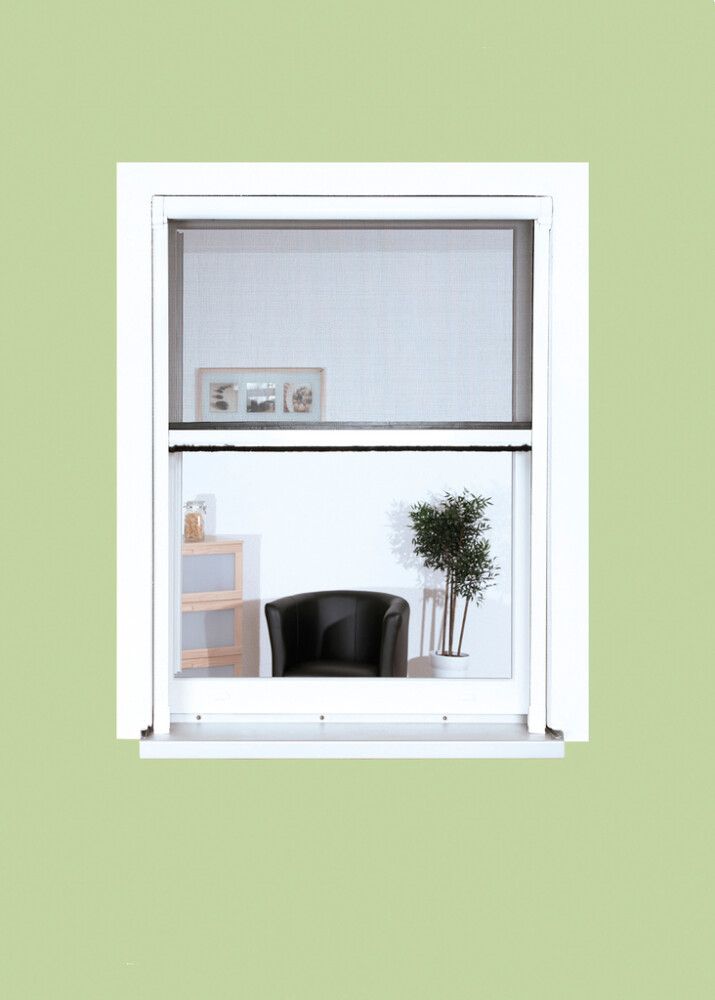 Hyönteisrullakaihdin ikkunaan Easy Life 130 x 160 cm Antrasiitti/Valkoinen