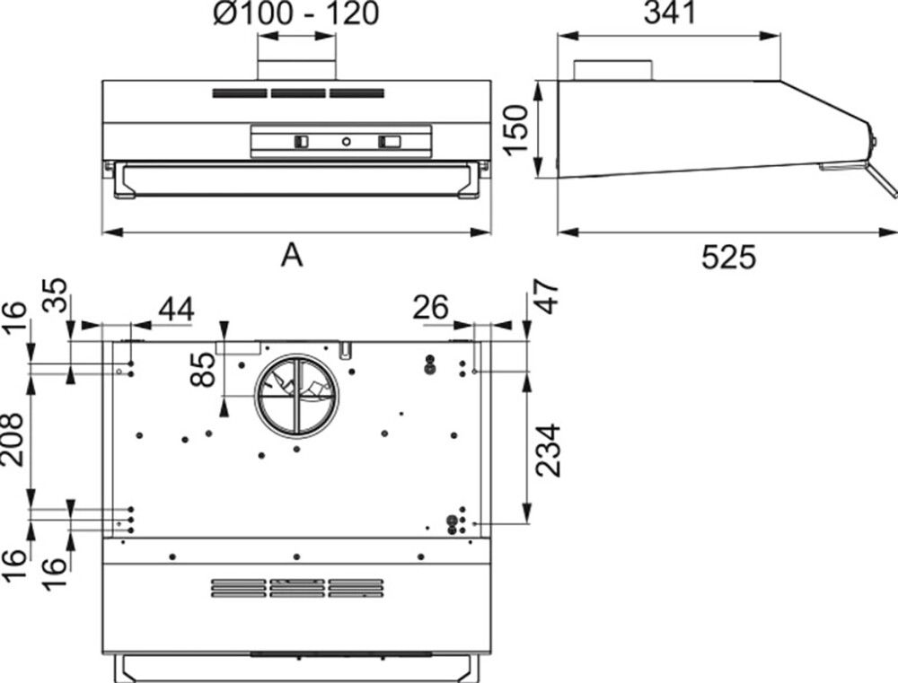 Liesituuletin Franke Classic F741 FTT 632F 60 cm