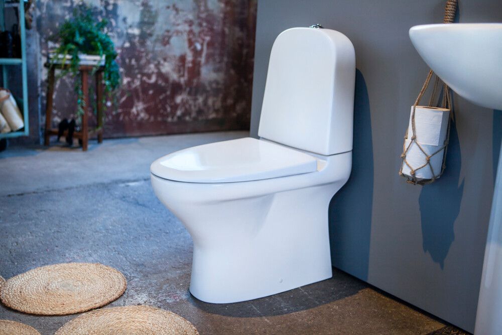 WC-istuin Gustavsberg Estetic 8300 C+ Duo Kiiltävän valkoinen