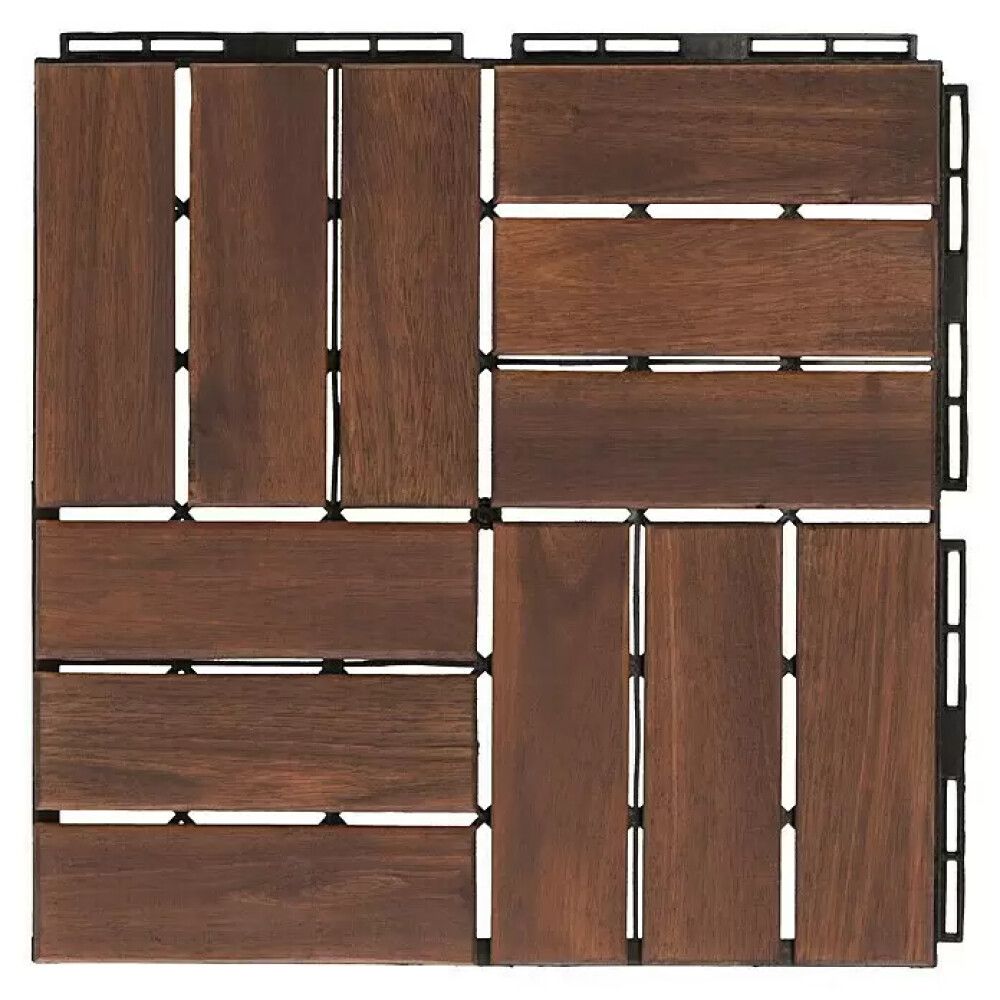 Akaasiapuulaatta 30 x 30 cm 5 kpl