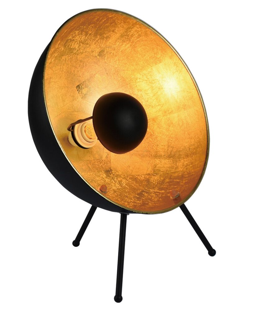 Pöytävalaisin Tween Light Molara musta/kulta Ø 40 cm