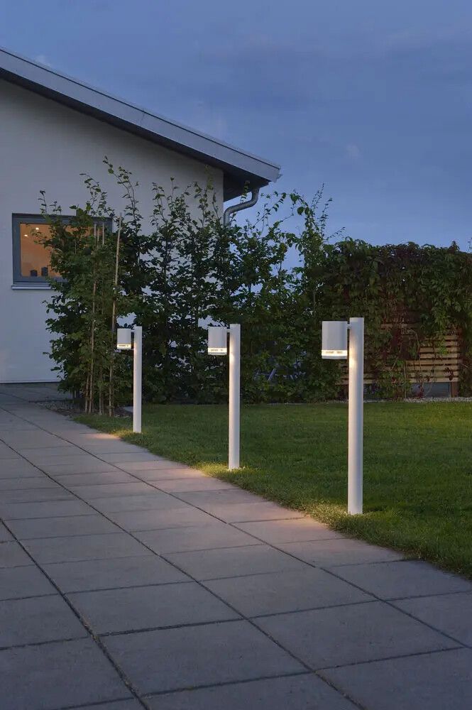 Ulkopylväsvalaisin Konstsmide Modena Valkoinen