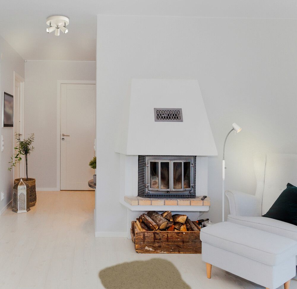 Kattospotti Aneta Pilot valkoinen/kromi Ø 25 cm