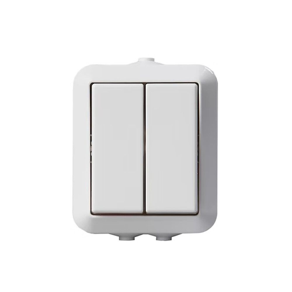 Kytkin ABB Kosti pinta-asennus valkoinen